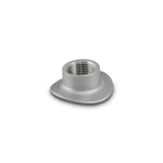 T304 stainless steel saddle style oxygen sensor weld bung with M18 x 1.5 internal threads