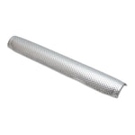 Vibrant SHEETHOT pre-formed 6-layer dimpled aluminum heat shield for 2-inch to 3-inch diameter straight tubing.
