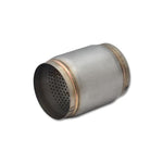 Vibrant Performance 17965 stainless steel race muffler with 3.5 inch inlet and 5 inch overall length.