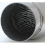 Vibrant SS Resonator (Standard Design) 3.5in inlet/outlet x 18in long w/5in OD resonator body