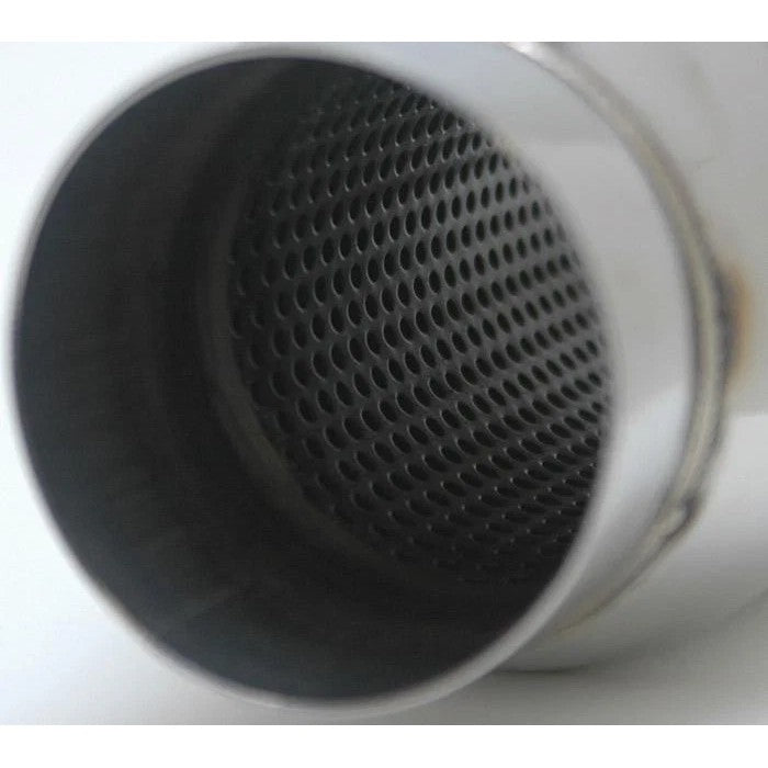 Vibrant SS Resonator (Standard Design) 3.5in inlet/outlet x 18in long w/5in OD resonator body