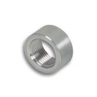 Set of five Vibrant Performance T304 stainless steel M18 x 1.5 oxygen sensor weld bungs for exhaust fabrication.