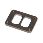 Vibrant Performance 14420 T04 divided turbo inlet flange in 1/2 inch thick mild steel.