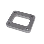 Vibrant Performance T06 mild steel turbo inlet flange, 1/2-inch thick, precision cut for Garrett GT47 and GT60 series.