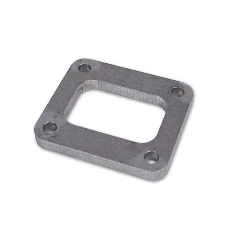 Vibrant Performance T304 stainless steel undivided T6 turbo inlet flange, 1/2 inch thick.