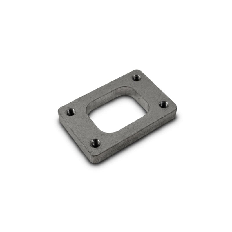 Vibrant Performance 1/2 inch thick mild steel T25/T28/GT25 turbo inlet flange with tapped mounting holes.