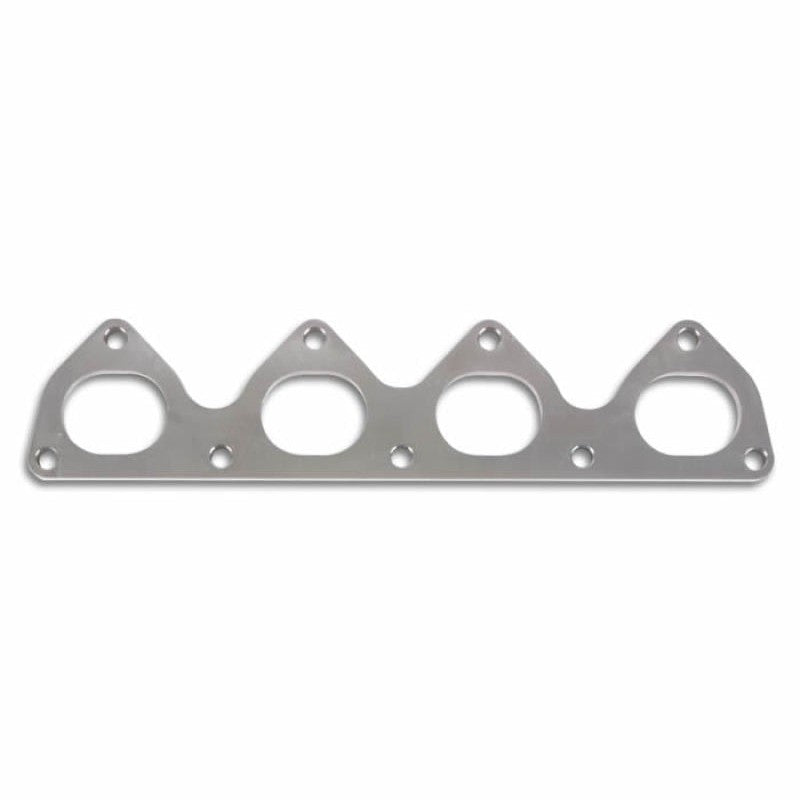 Vibrant Performance T304 stainless steel exhaust manifold flange for Honda and Acura B-Series engines, 3/8 inch thick.