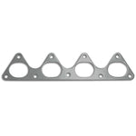 Vibrant 1460D T304 stainless steel exhaust manifold flange for Honda and Acura D-series engines, 3/8-inch thickness.