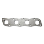 Laser-cut 3/8-inch thick T304 stainless steel exhaust manifold flange for Nissan KA24 engine
