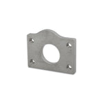 Precision laser-cut T304 stainless steel turbo inlet flange for Garrett GT2052 turbochargers.