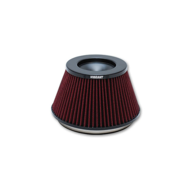 Vibrant Performance 10960 Classic Air Filter with 6-inch ID bellmouth opening and 4-ply cotton gauze element.