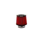Vibrant Performance cone-style cotton gauze air filter with 3 inch inlet and black mounting flange.