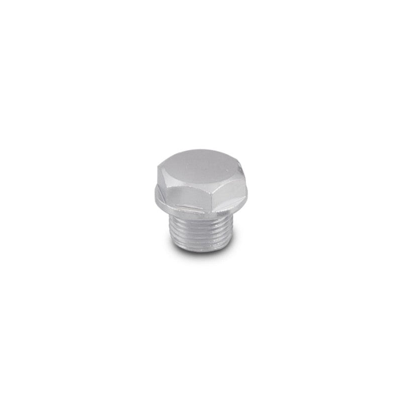 Zinc plated mild steel hex head oxygen sensor bung plug for exhaust systems