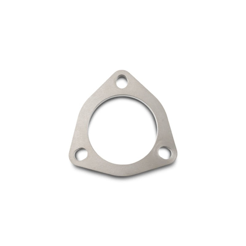 Vibrant Performance titanium 3-bolt exhaust flange for 3-inch ID round tubing.