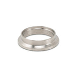 Precision CNC-machined titanium wastegate outlet flange for TiAL MV-S 38mm and Turbosmart Ultra-Gate 40mm wastegates.