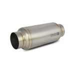 Vibrant Performance CP1 Grade Titanium bottle style resonator with 3 inch inlet and outlet and 12 inch body length