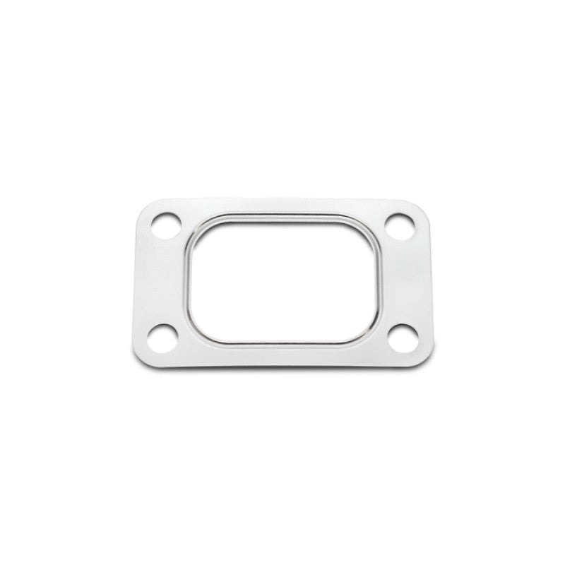 High-temperature T3 and GT30R turbocharger inlet flange gasket, designed for Vibrant flanges 1431 and 14310.