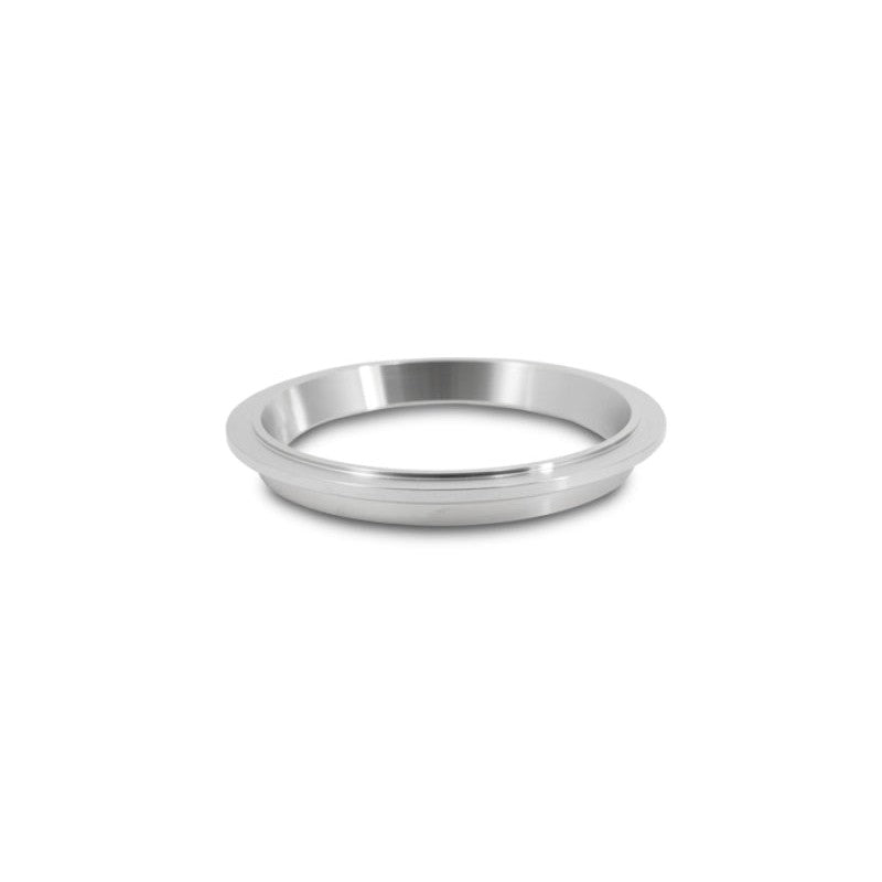 Vibrant Performance 304 stainless steel V-band turbo inlet flange for Garrett GT47, GT50, and GT55 turbine housings.