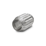 Vibrant Performance TurboFlex stainless steel flexible coupling with internal interlock liner and 2.25 inch inner diameter.