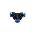 Vibrant Performance pneumatic union tee push-lock fitting for 1/4 inch OD tubing