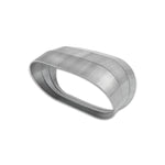 Vibrant Performance 13591 vertical orientation 304 stainless steel oval pie cut for 4.0 inch 45 degree exhaust bends