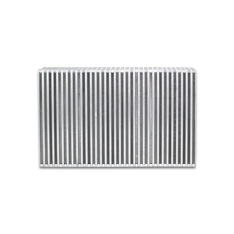 Vibrant Performance 12853 vertical flow bar and plate intercooler core with louvered ambient fins