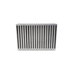 Vibrant Performance 18x12x6 inch vertical flow bar and plate intercooler core showing high-density louvered fins