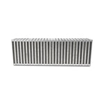 Vibrant Performance 12859 bar and plate vertical flow intercooler core measuring 24 inches wide and 3.5 inches thick.