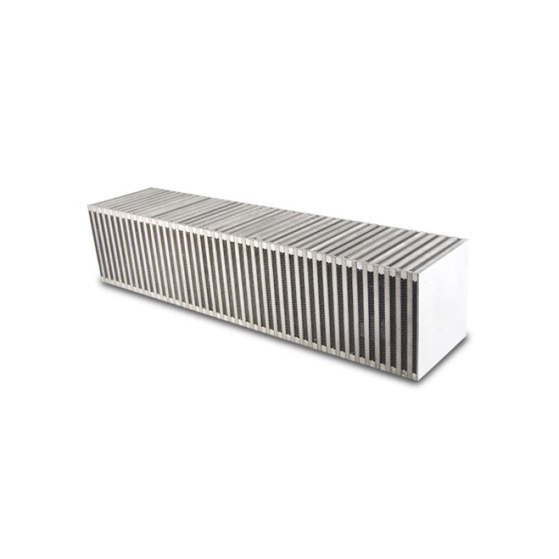 Vibrant Performance 12867 vertical flow bar and plate intercooler core with louvered and offset fin design