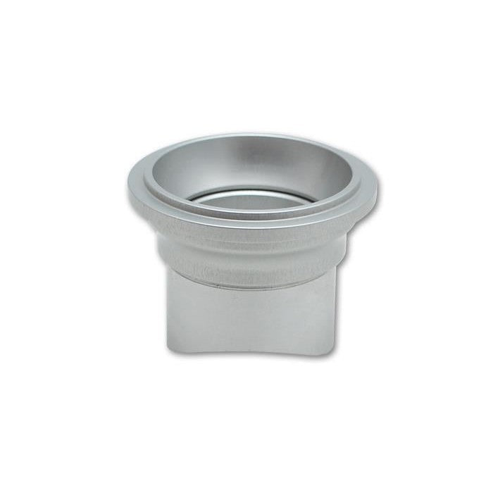 Vibrant Performance 1477 aluminum weld-on fitting and thread-on flange kit for TiAL style blow-off valves with O-ring.