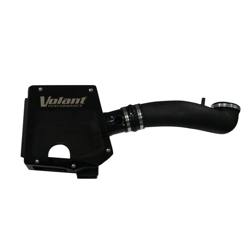 Volant Performance cold air intake system featuring a rugged airbox, smoked acrylic lid, and DryTech 3D air filter.