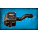 Volant Pro5 closed box air intake system with a smoked lid and oiled filter for 2014-2015 Chevy/GMC 2500/3500 HD trucks.