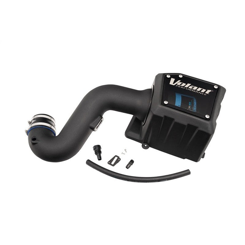 Volant Powercore closed box air intake system with smoked acrylic lid and Donaldson Powercore filter.