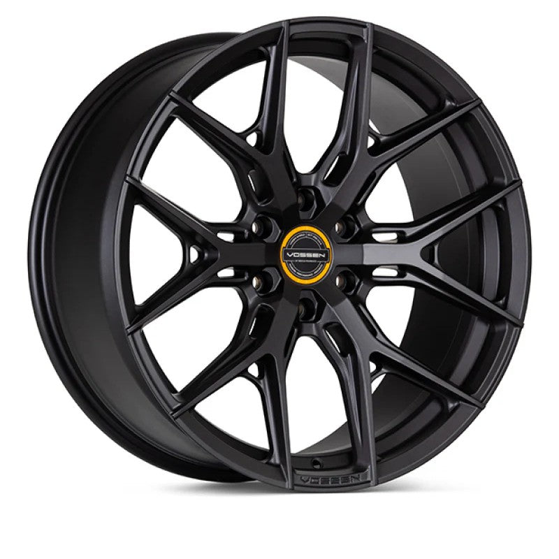 Vossen HF6-4 Hybrid Forged wheel in Matte Gunmetal featuring a 6-lug design and deep concave face.