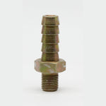 Walbro 10.5mm hose barb fuel fitting featuring a ribbed barb for secure fuel line attachment.