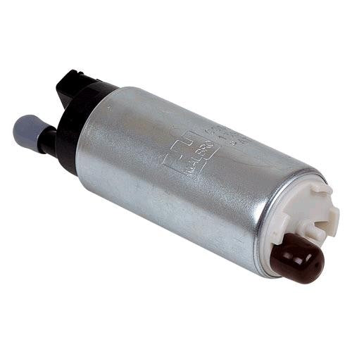 Walbro TIA485-2 450LPH E85-compatible fuel pump with filter sock and universal installation kit hardware