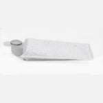 White mesh TI Automotive Walbro fuel filter sock inlet strainer, manufacturer part number 125-142.