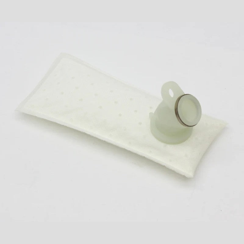 Walbro 125-194 white mesh fuel filter sock strainer for high-performance fuel pump intake filtration