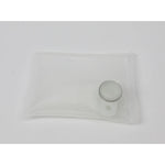 White mesh Walbro 125-149 fuel pump inlet filter strainer sock for TI Automotive fuel modules.