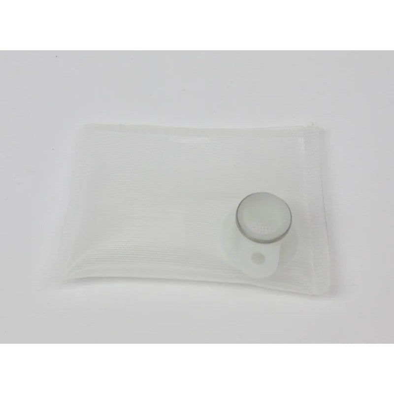 White mesh Walbro 125-149 fuel pump inlet filter strainer sock for TI Automotive fuel modules.