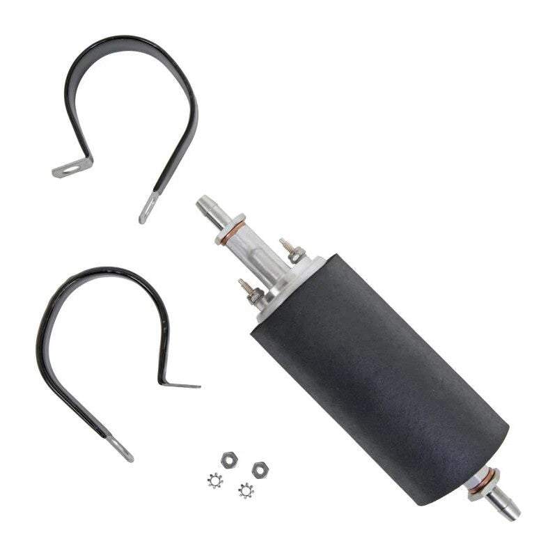 Walbro F30000271 12V in-line fuel pump for Kohler generators with 60 PSI and 30 LPH ratings.