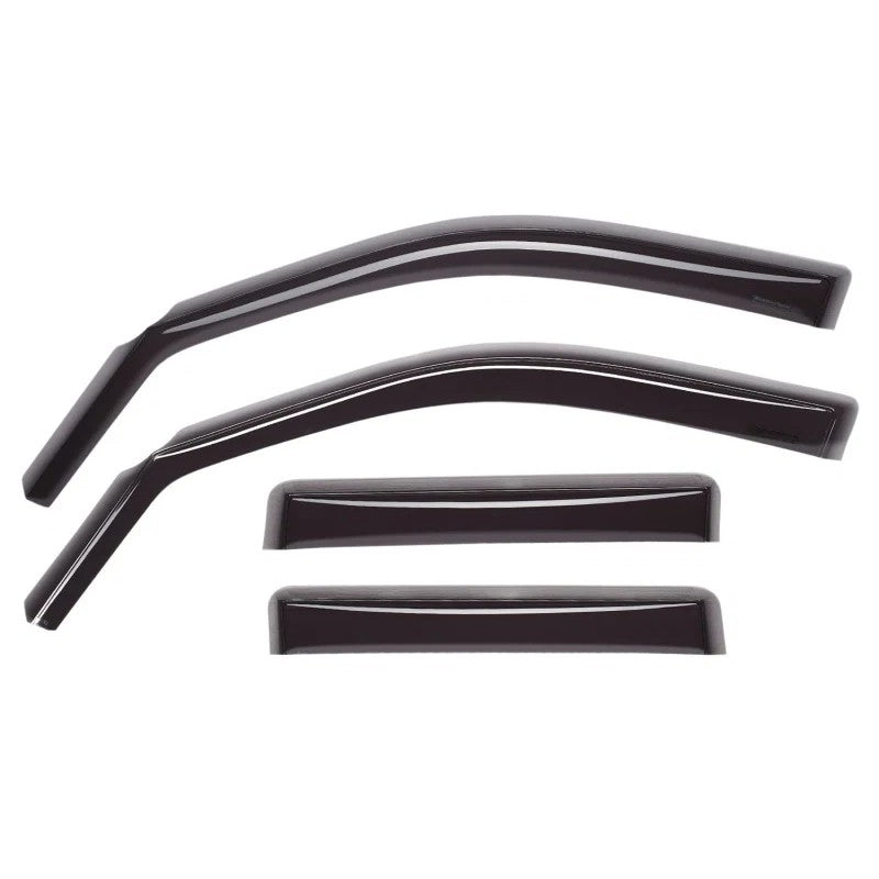 WeatherTech 05-15 Toyota Tacoma DC Front&Rear Side Window Deflectors - Dark Tint