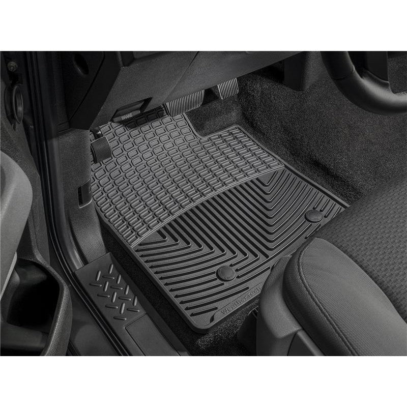 WeatherTech 09-13 Audi A4/A5 Front Rubber Mats - Black