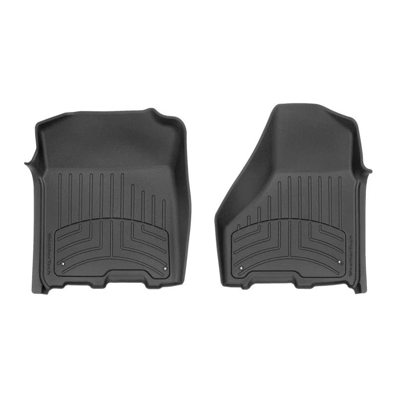 WeatherTech 12-18 Dodge Ram 1500 Crew Cab / Extended Cab Front FloorLiner HP - Black
