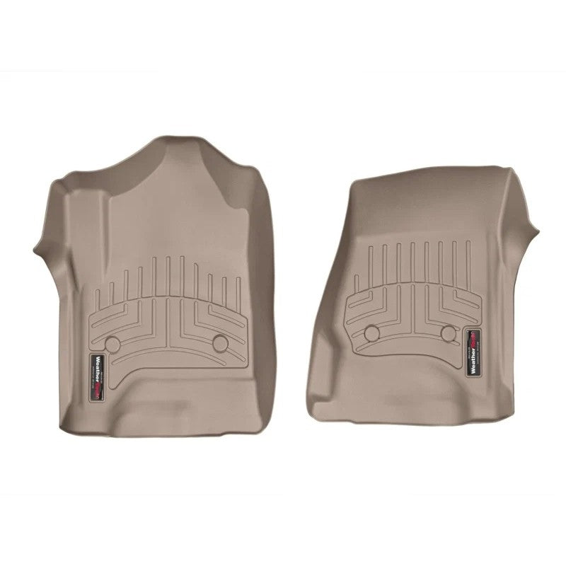 WeatherTech 14+ Chevrolet Silverado/GMC Sierra Crew and Double Cab Front FloorLiners - Tan