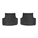WeatherTech 15-20 Audi A3 (Sedan) / 15-20 S3 (Incl 17-20 RS3) Rear FloorLiner HP - Black (2pc Liner)