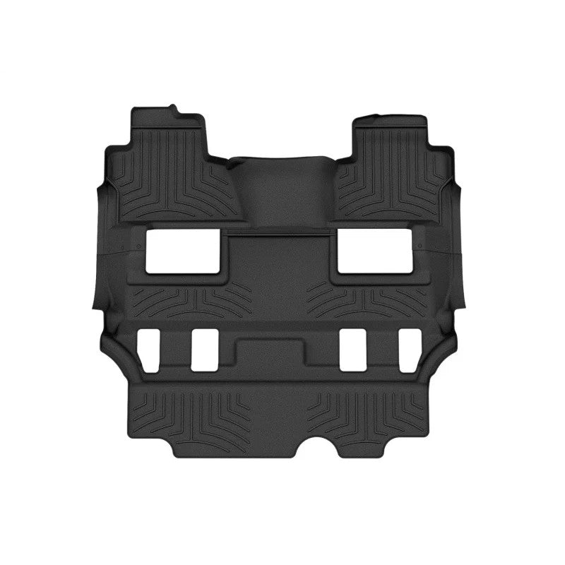 WeatherTech 15-20 Cadillac Escalade w/Bucket 2nd Rw (2pc 2nd/3rd Rw) Rear FloorLiner HP - Black