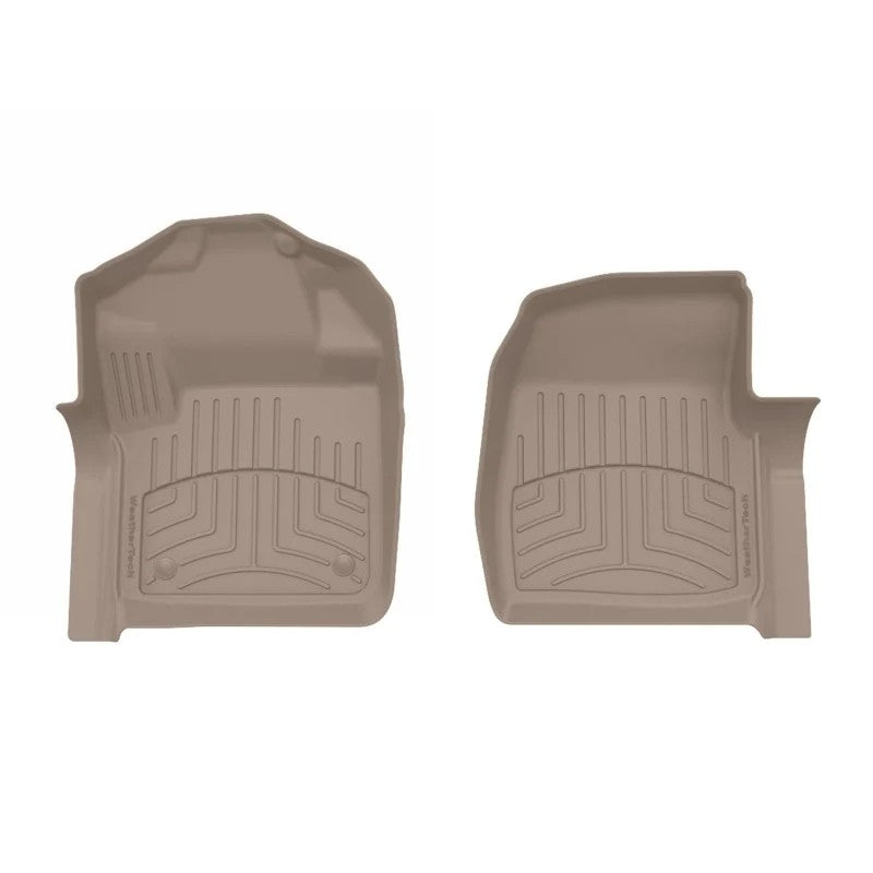 WeatherTech 17-19 Ford F-250/F-350/F-450/F-550 1st Row Front FloorLiner HP - Tan