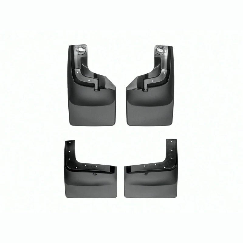 WeatherTech 17-22 Ford F250/F-350/F-450/F-550 Dually w/Fender Flares No Drill Mudflaps - Black