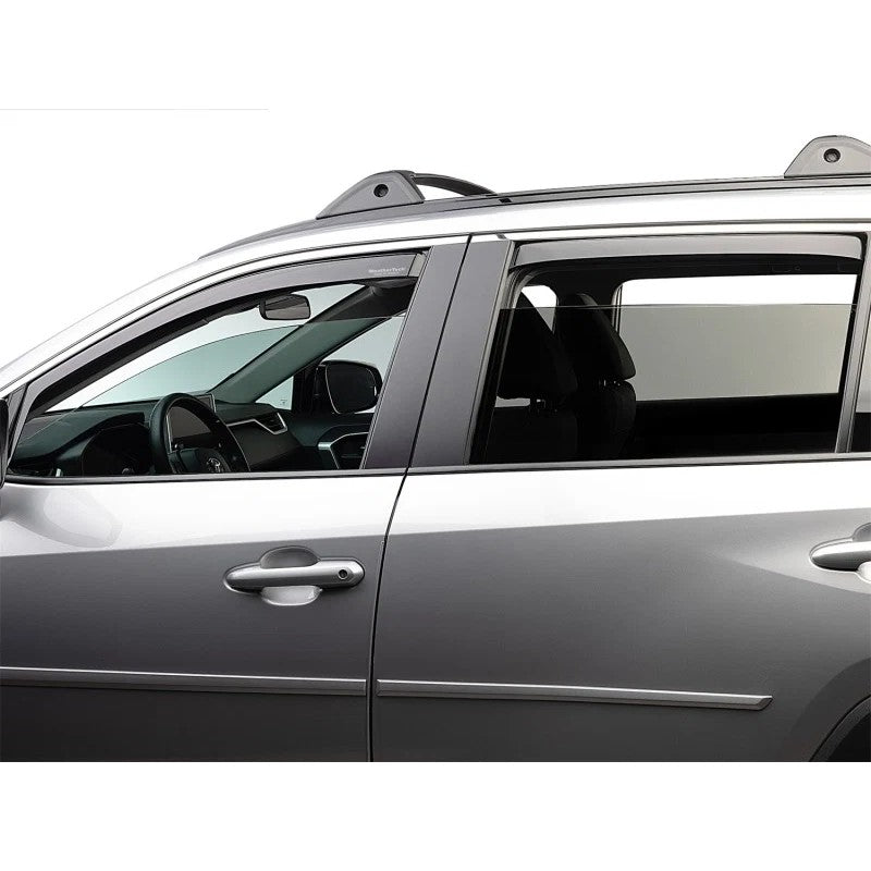 WeatherTech 19-24 Toyota RAV4 (Incl Hybrid) Front & Rear Side Window Deflectors - Dark Tint